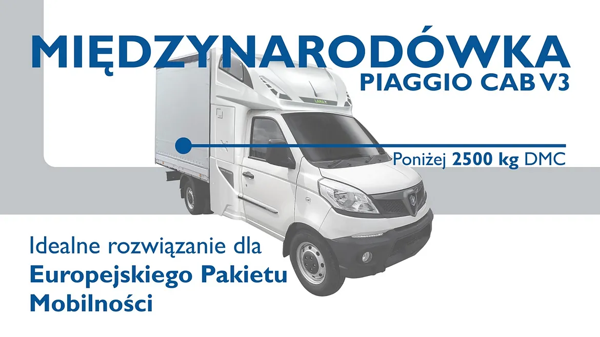 Piaggio Porter NP6 - idealne rozwiązanie dla Europejskiego Pakietu Mobilności