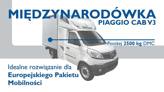 Piaggio Porter NP6 - idealne rozwiązanie dla Europejskiego Pakietu Mobilności