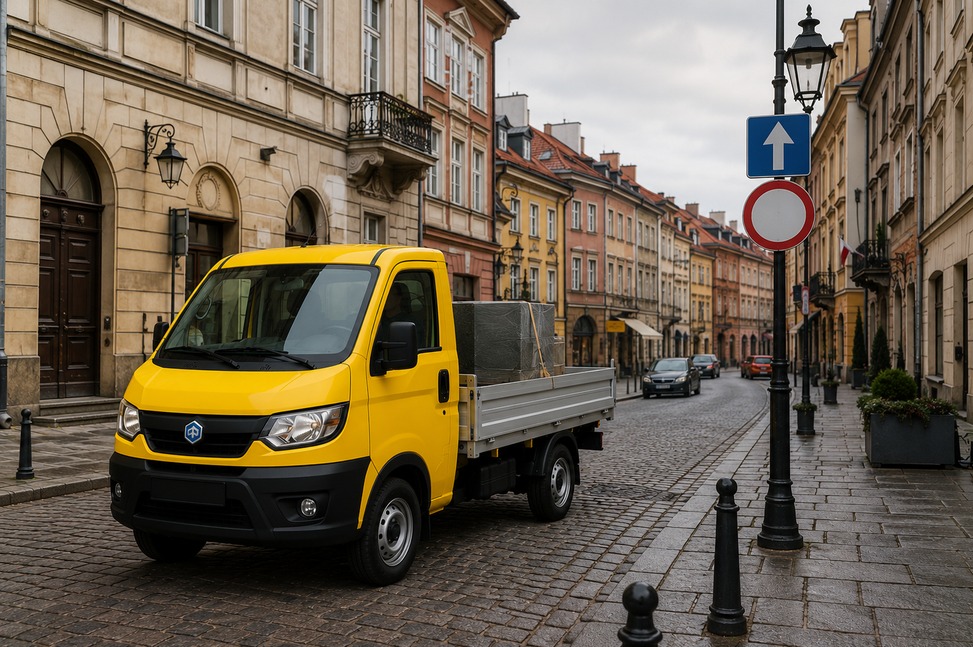 Jak wjechać do centrum miasta samochodem dostawczym bez ograniczeń